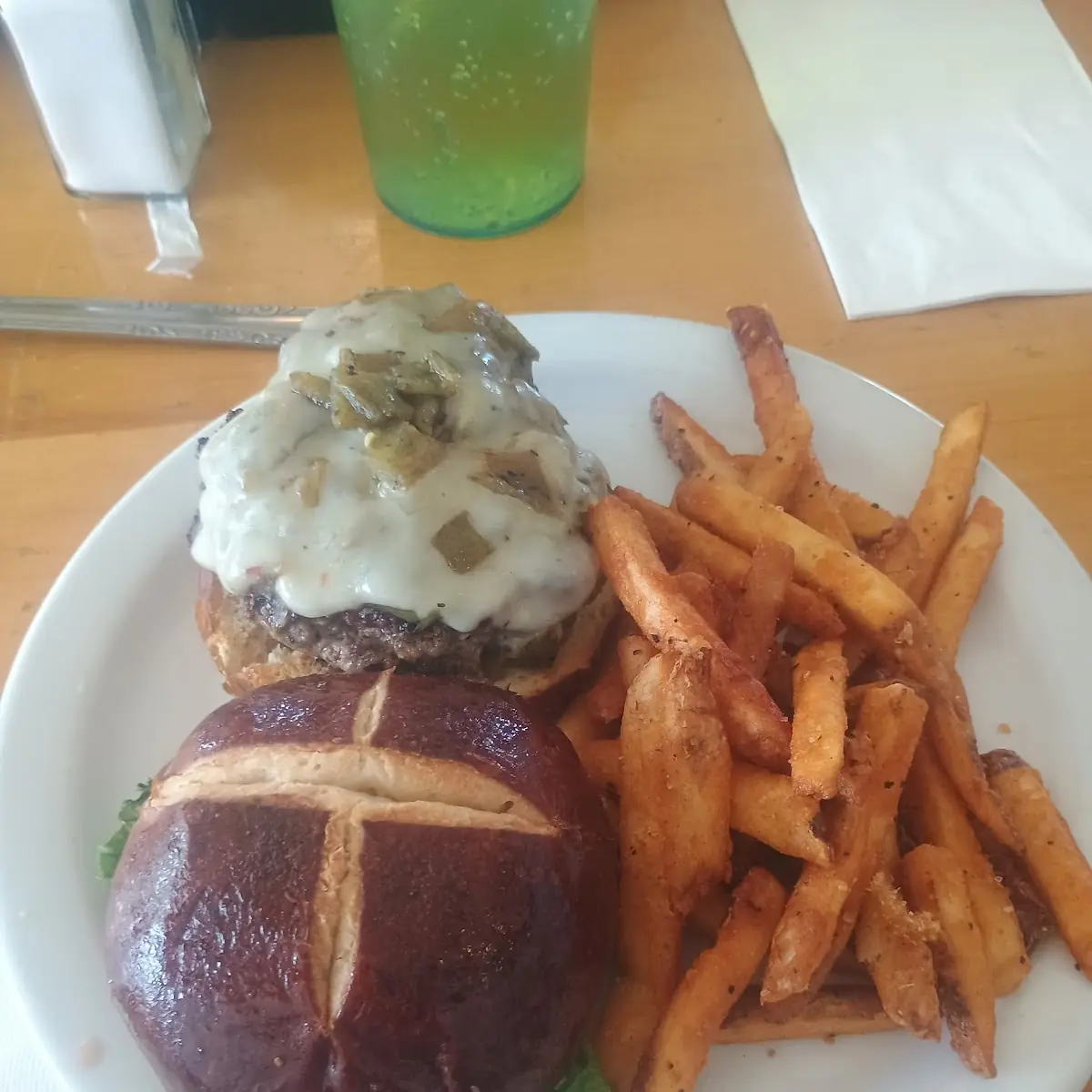 Green Chile Burger