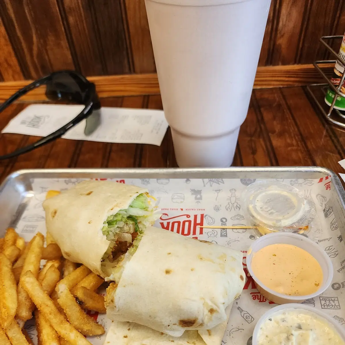 Fried Shrimp Wrap