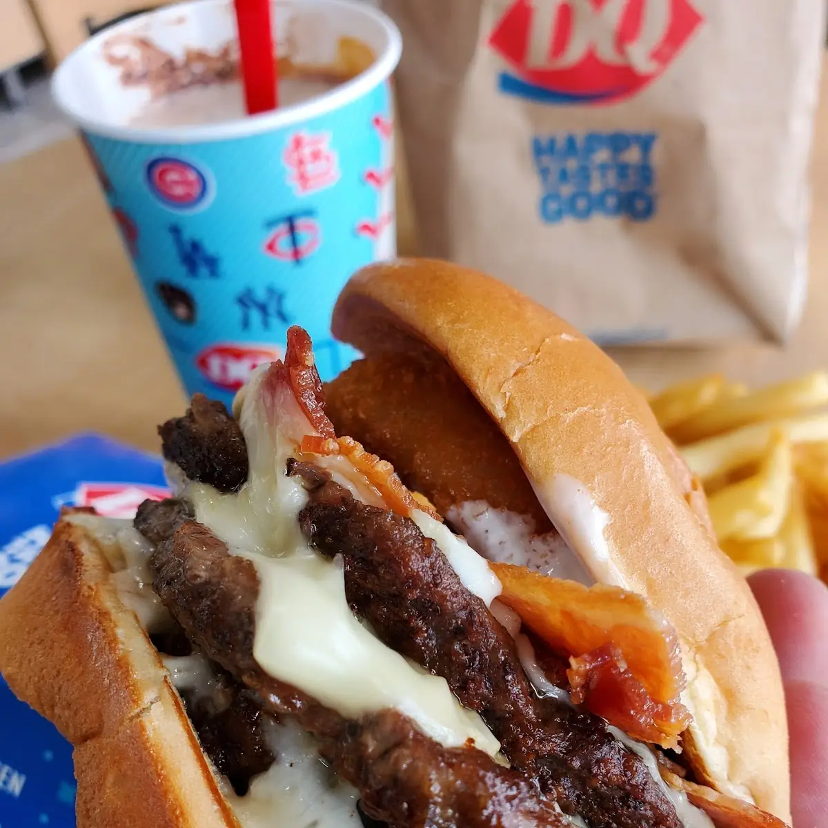 Triple Cheeseburger Ranch Bacon Cheeseburger