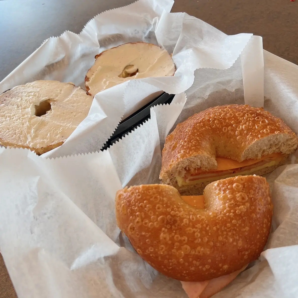Asiago Bagel with Cream Cheese