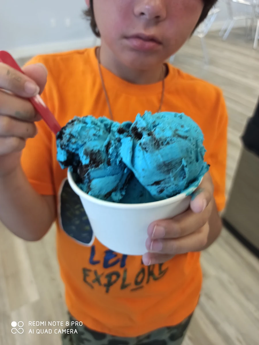 Blue Cookie Monster Gelato