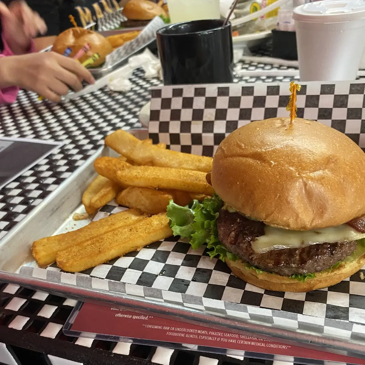 Bacon Cheeseburger and Chili Cheese Fries