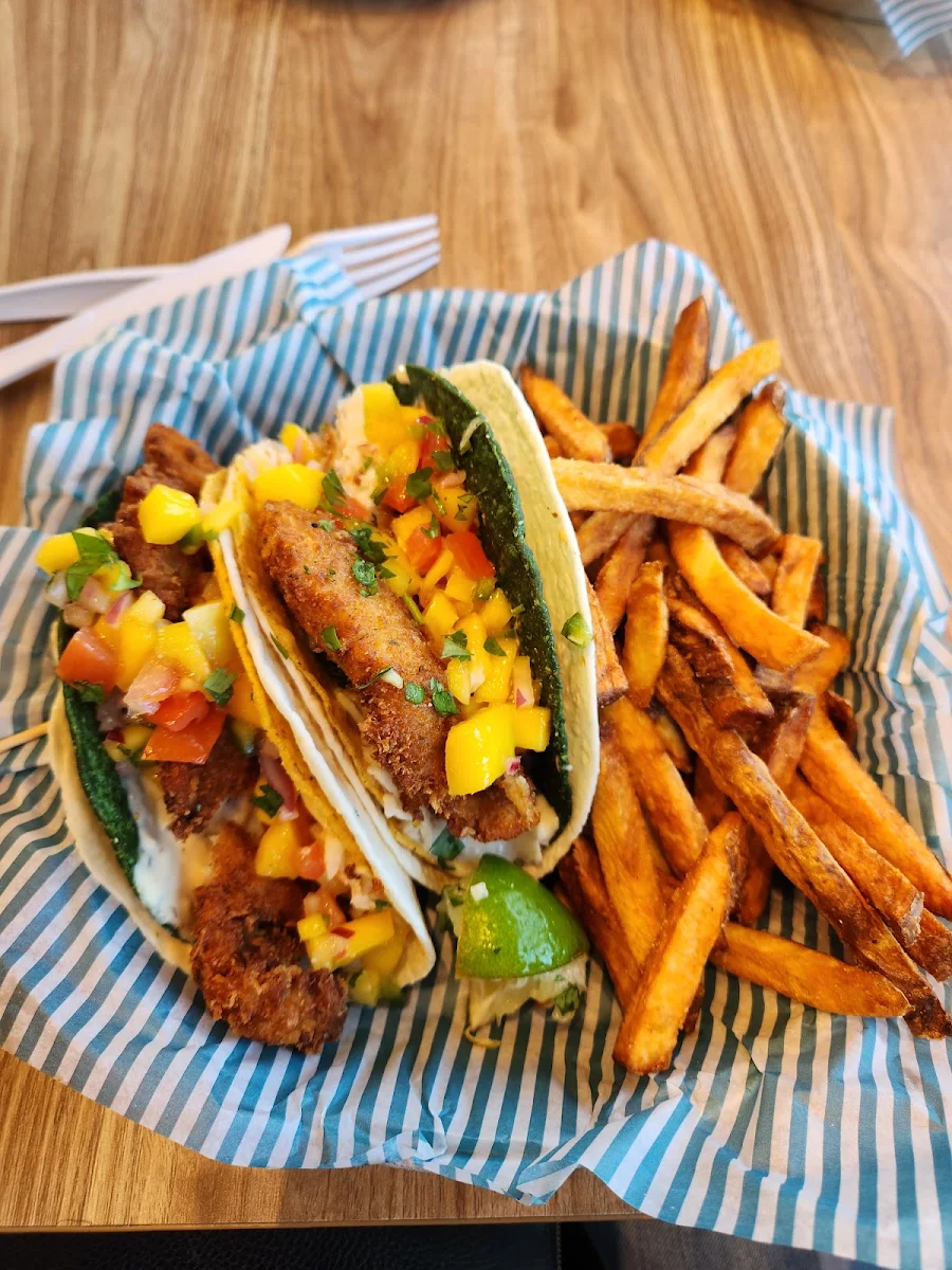 Fish Tacos and Fresh Cut Fries