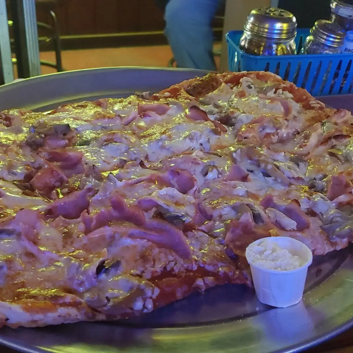 Ham and Mushroom Pizza