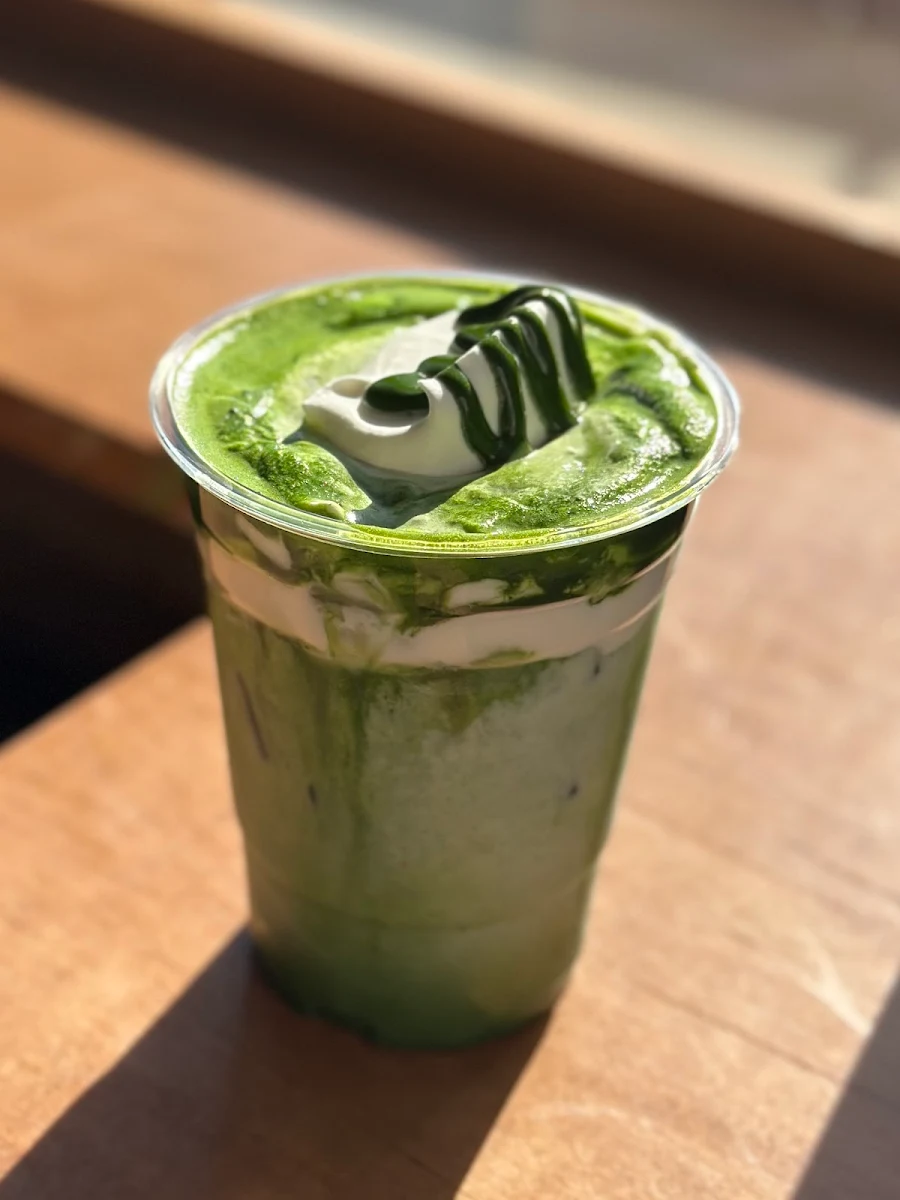 Iced Matcha Cream Cold Drink