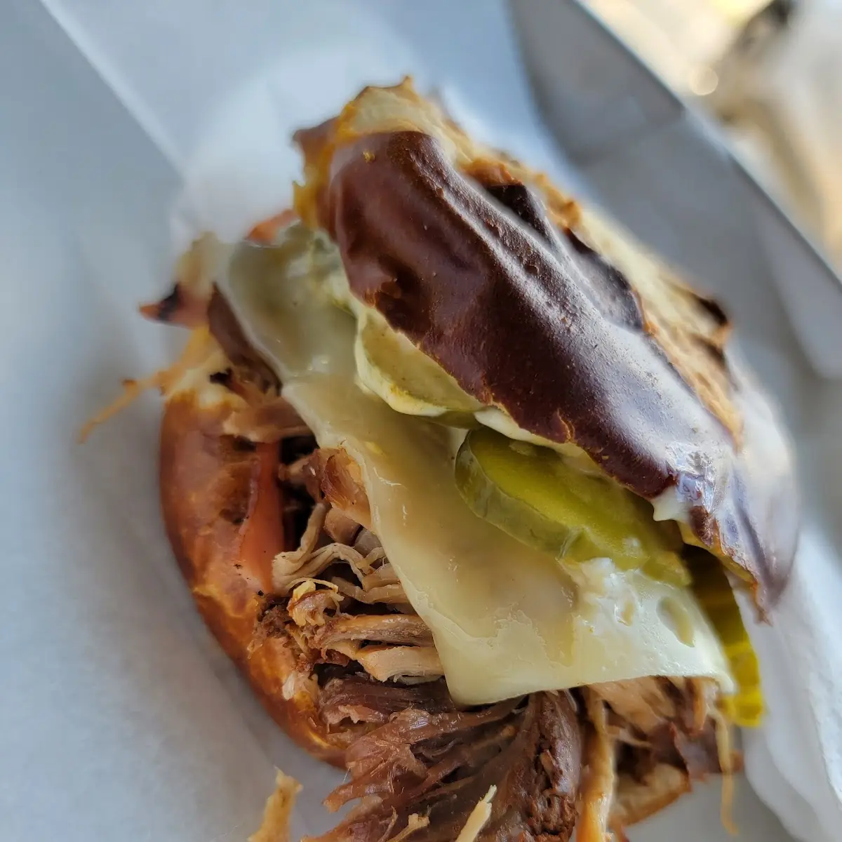 Kentucky White Pulled Pork Tolero Roll