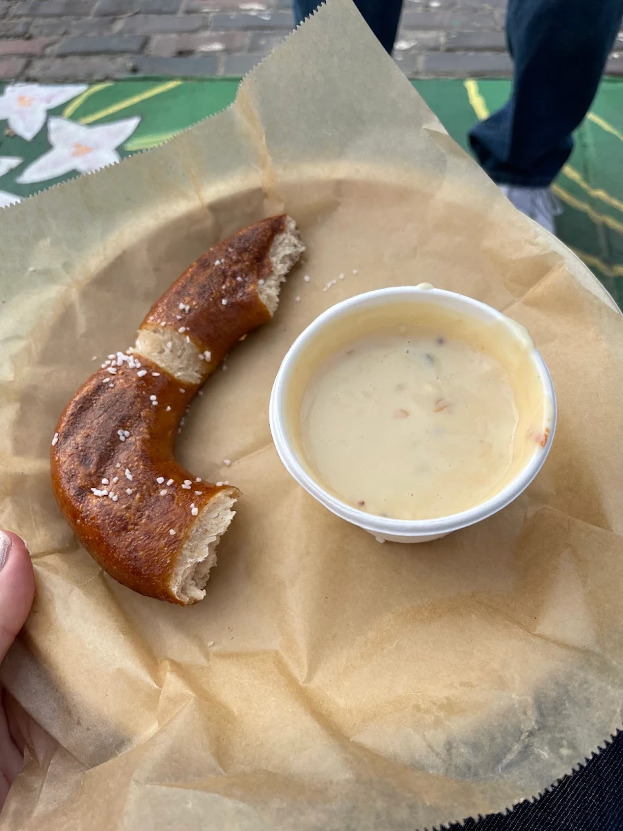 Pretzel with Beer Cheese