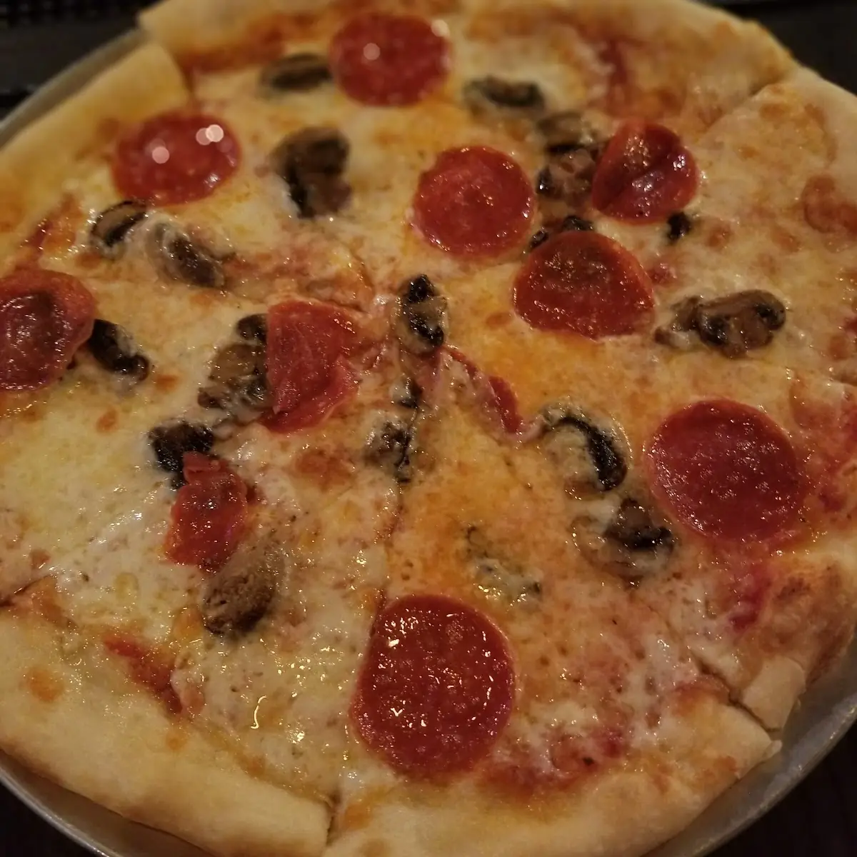 Pepperoni and Mushroom Pizza