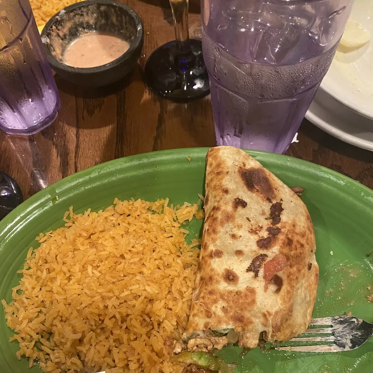 Fajita Quesadilla with Chicken and Steak