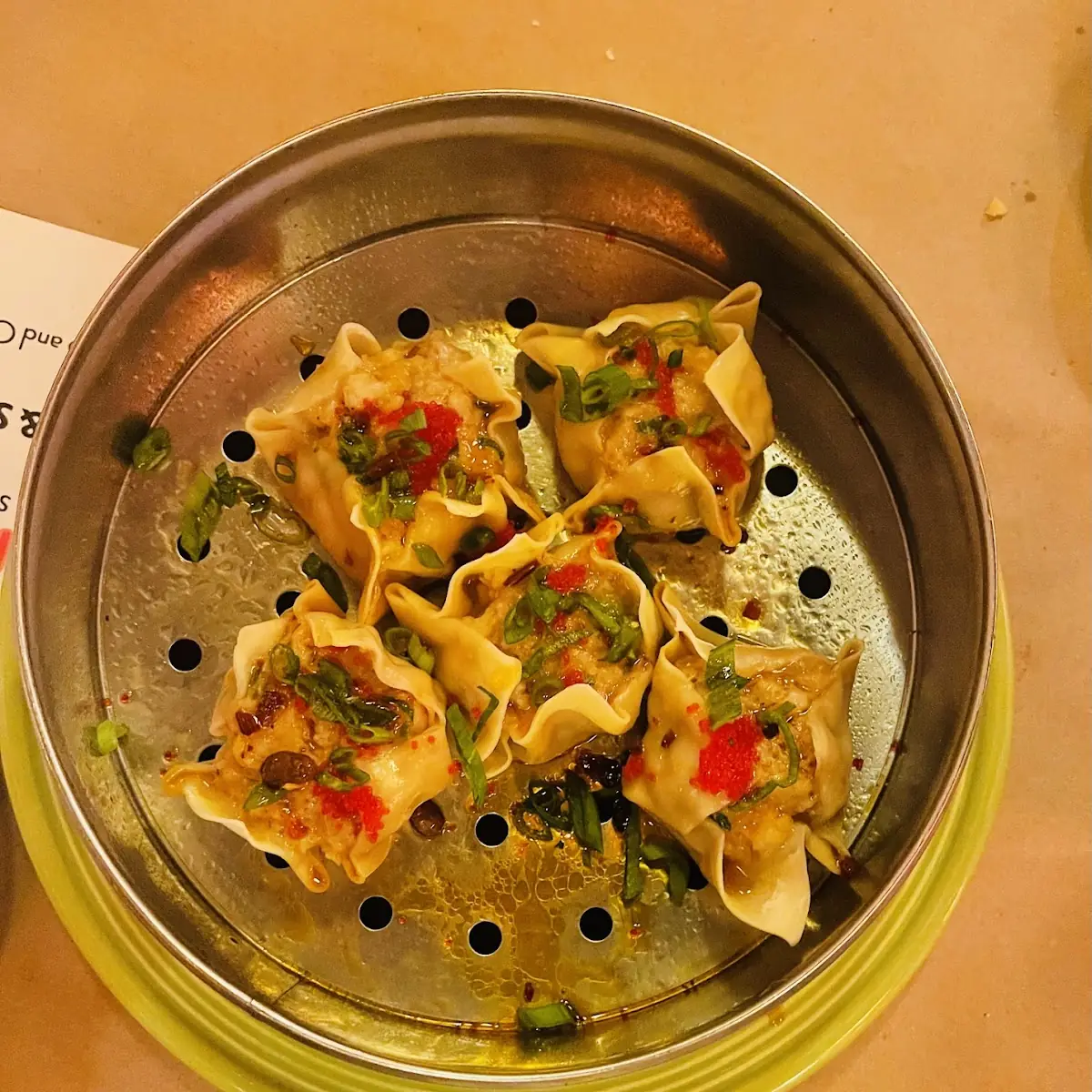 Steamed Pork Dumplings with Roe