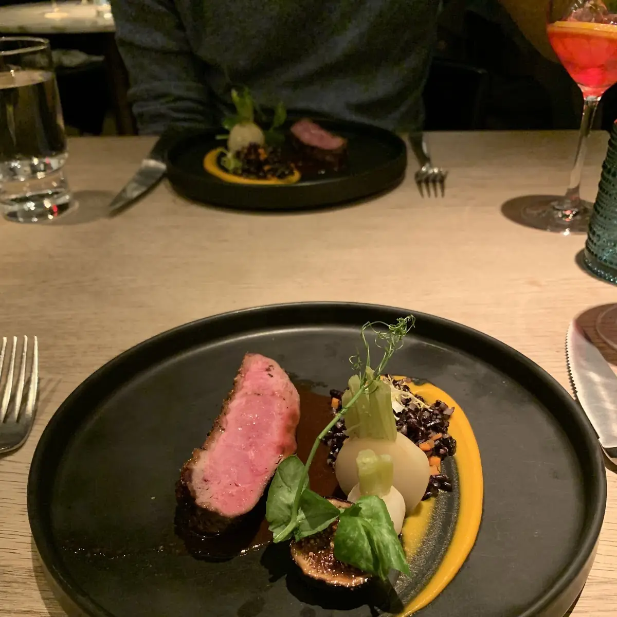 Seared Duck with Wild Rice
