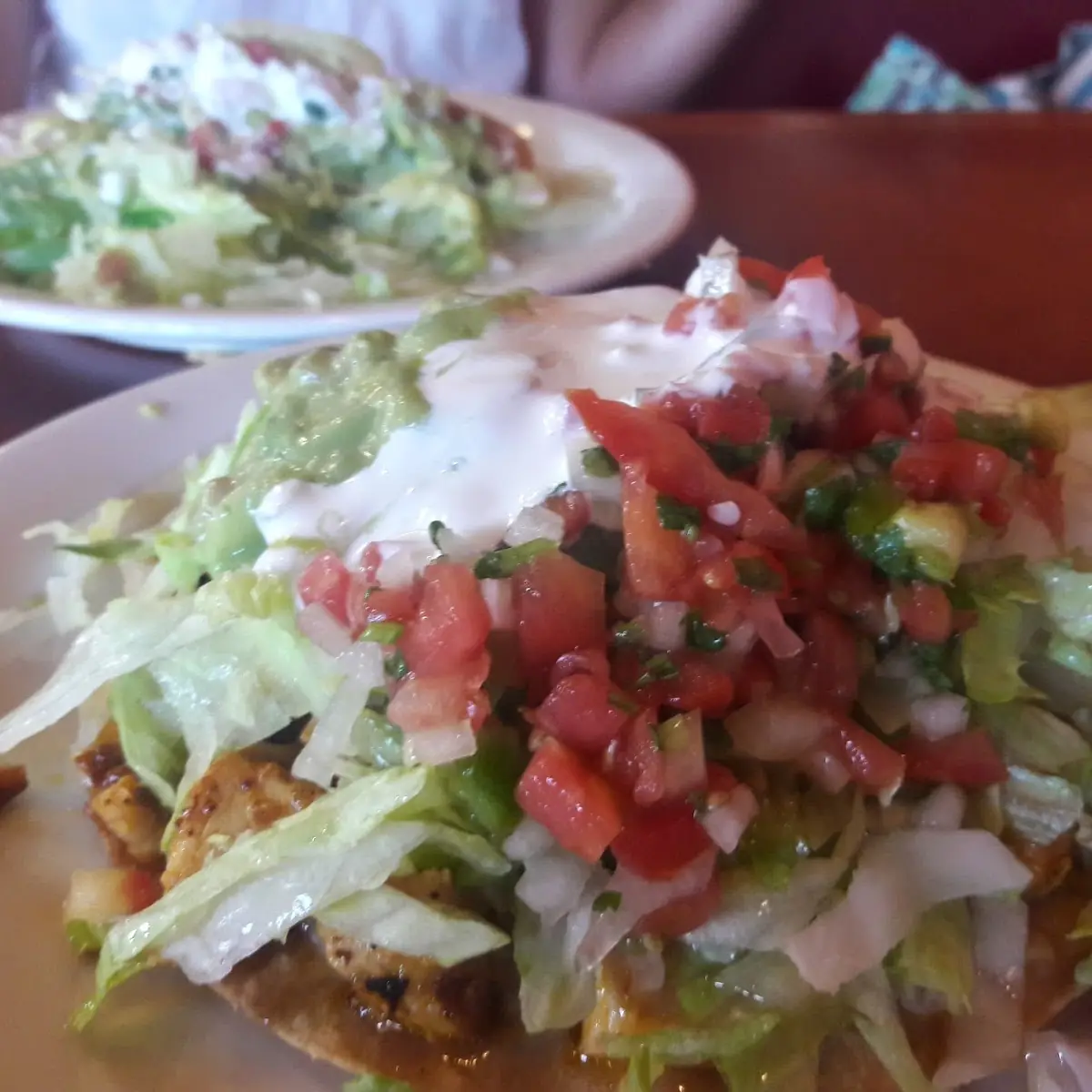 Chicken Tostada