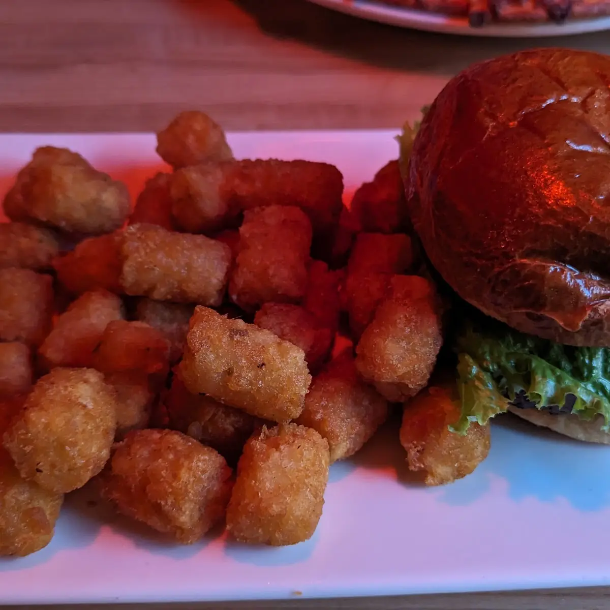 Burger and Tots