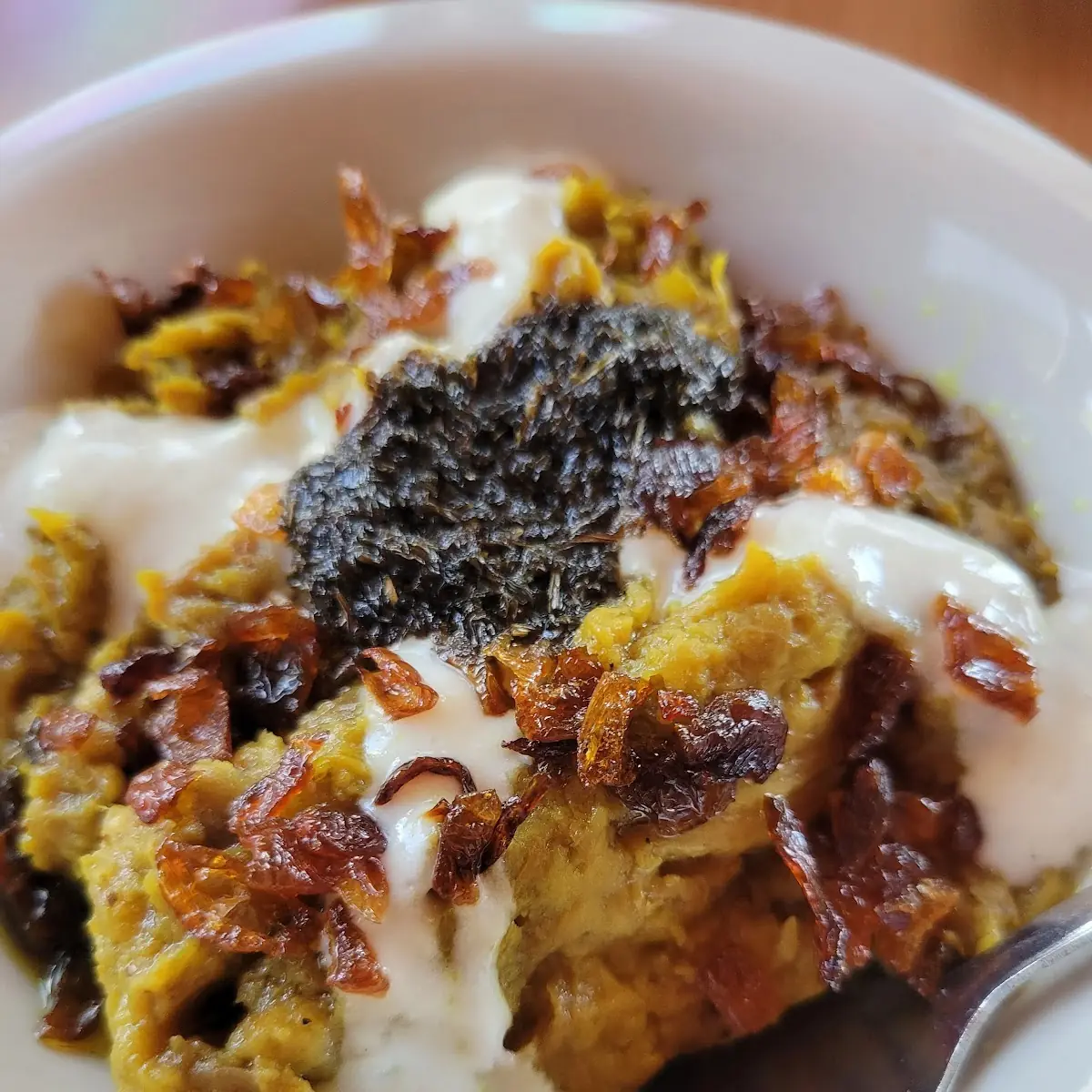 Kashke Bademjan Eggplant Salad