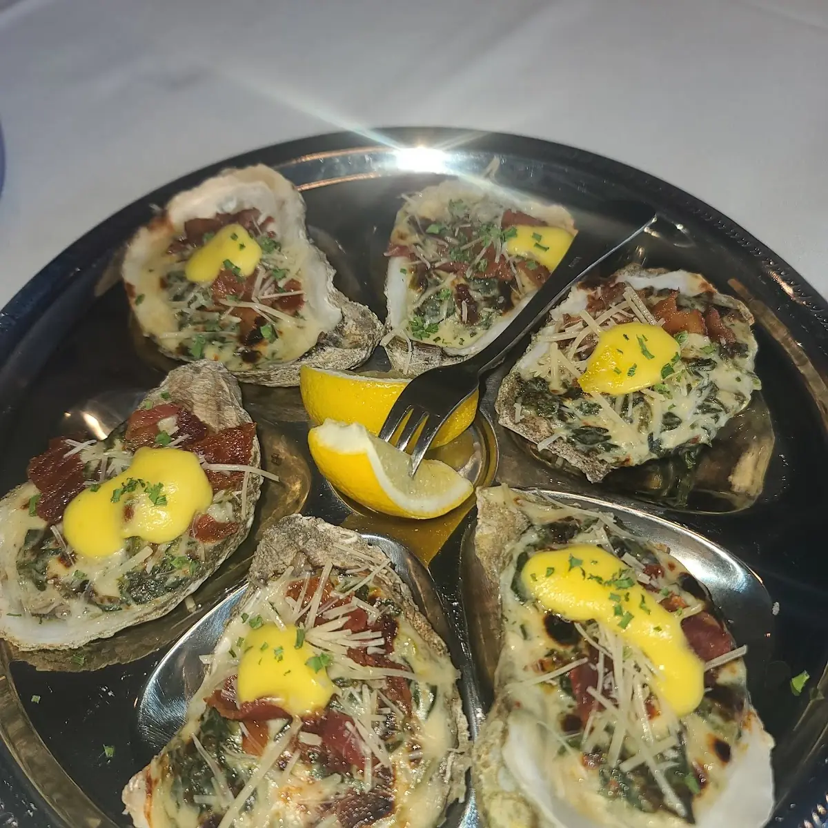 Oysters Rockefeller