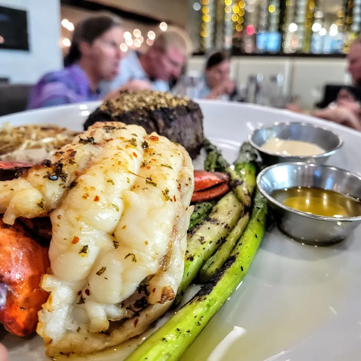 Filet Mignon and Lobster Tail