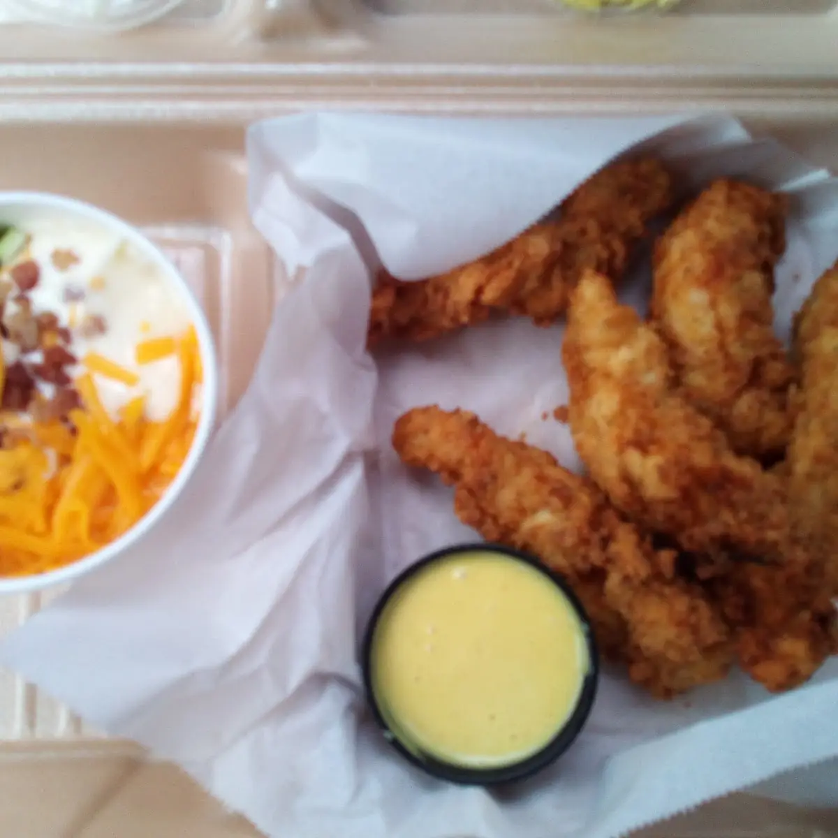 Chicken Tenders with Honey Mustard