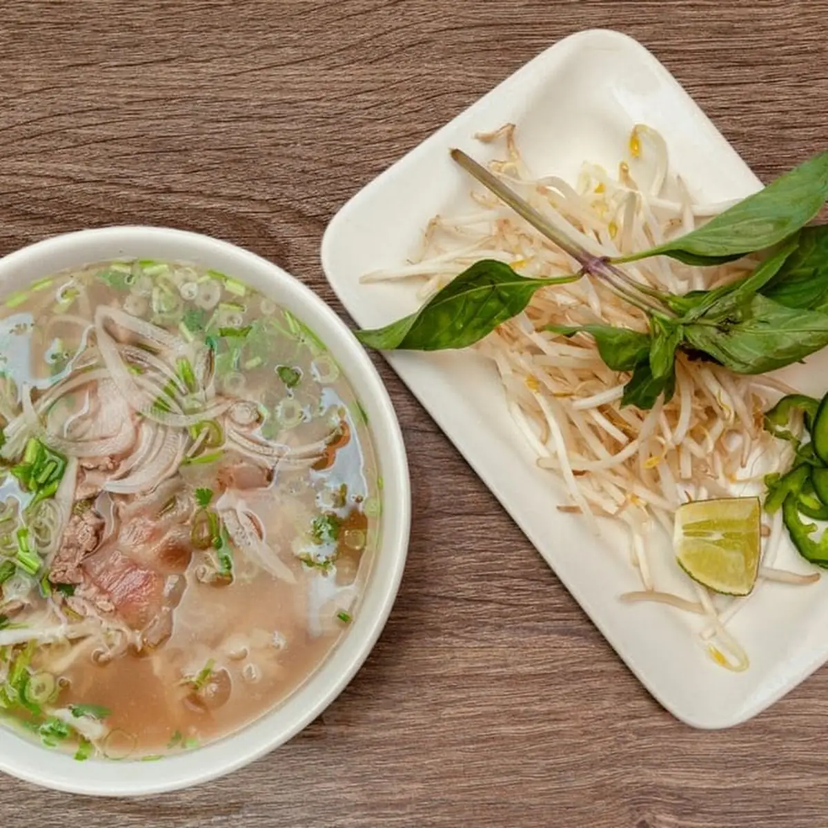 Pho Tai and Brisket