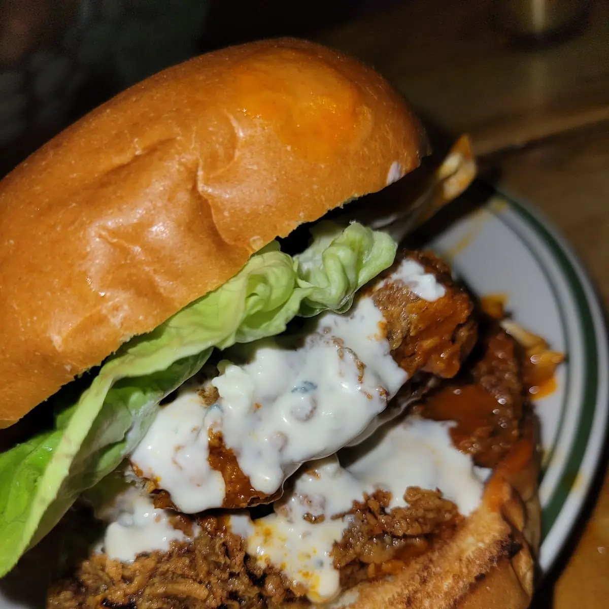 Spicy Buffalo Burger