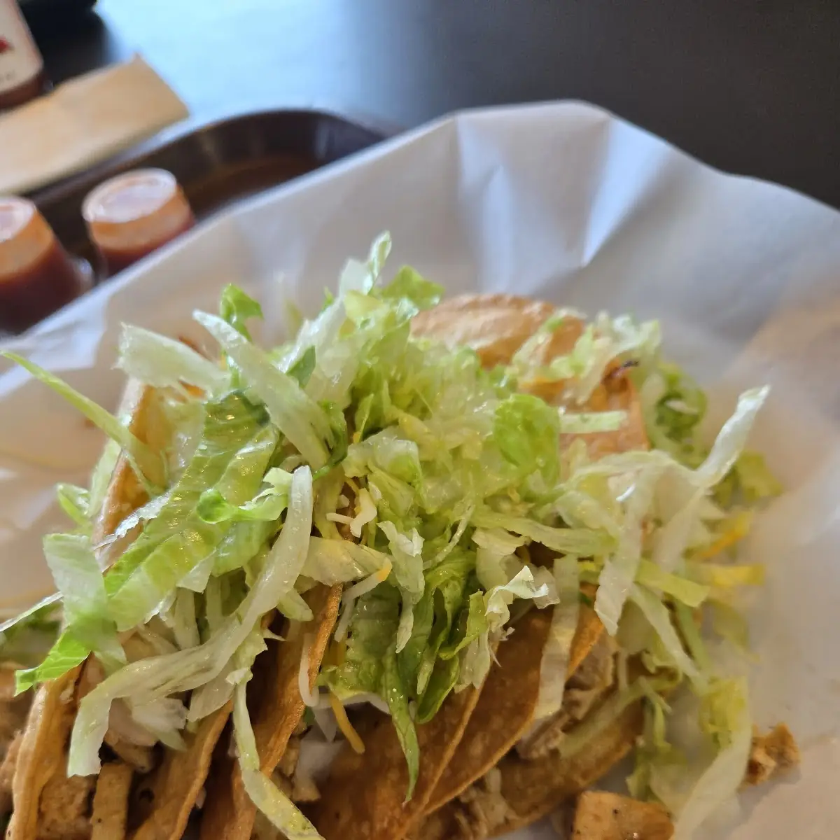 3 Crispy Grilled Chicken Tacos