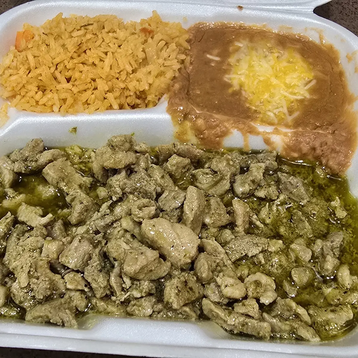 Chile Verde Plate