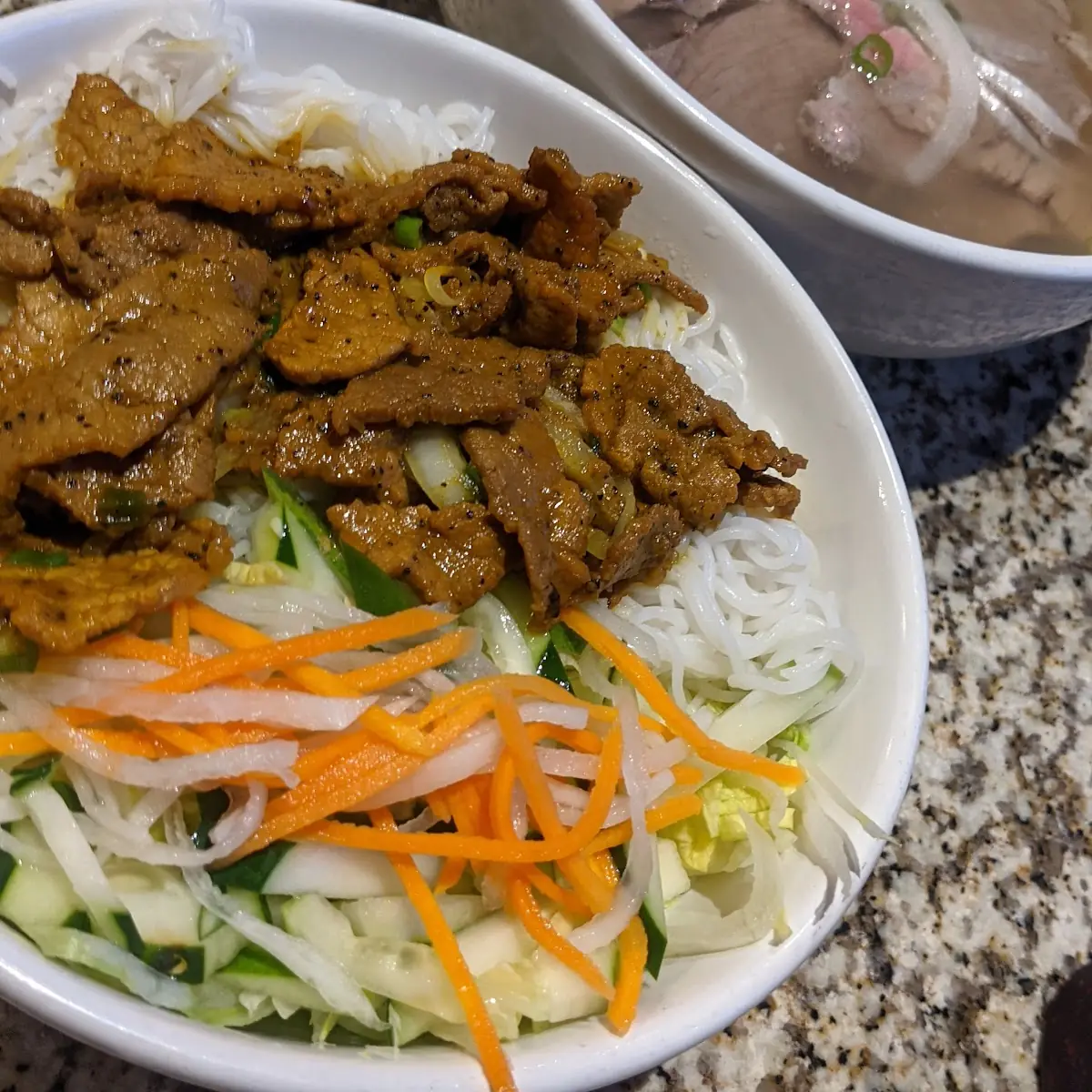 Grilled Lemongrass Beef Vermicelli