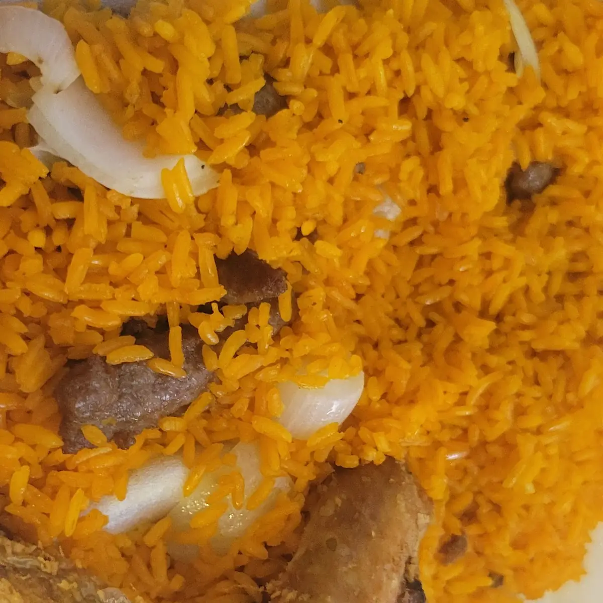 Fried Chicken Wings with Beef Fried Rice