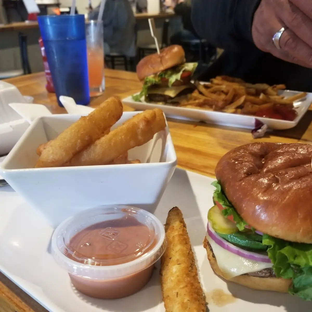 BBQ Bacon Brisket Cheddar Burger