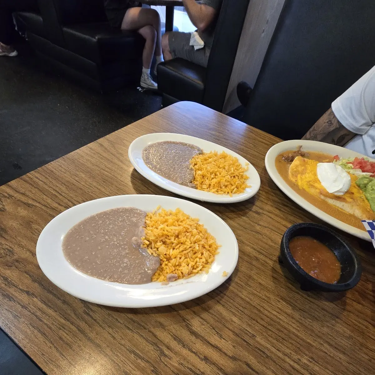 Tostada Tamale Rice & Beans