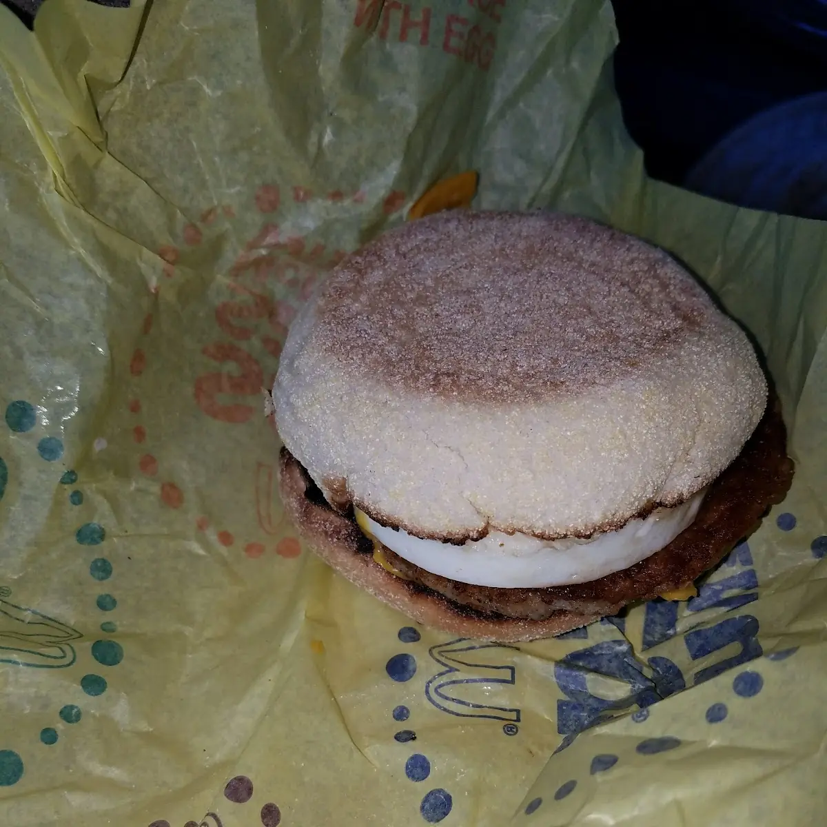 Sausage Egg and Cheese Mcmuffin