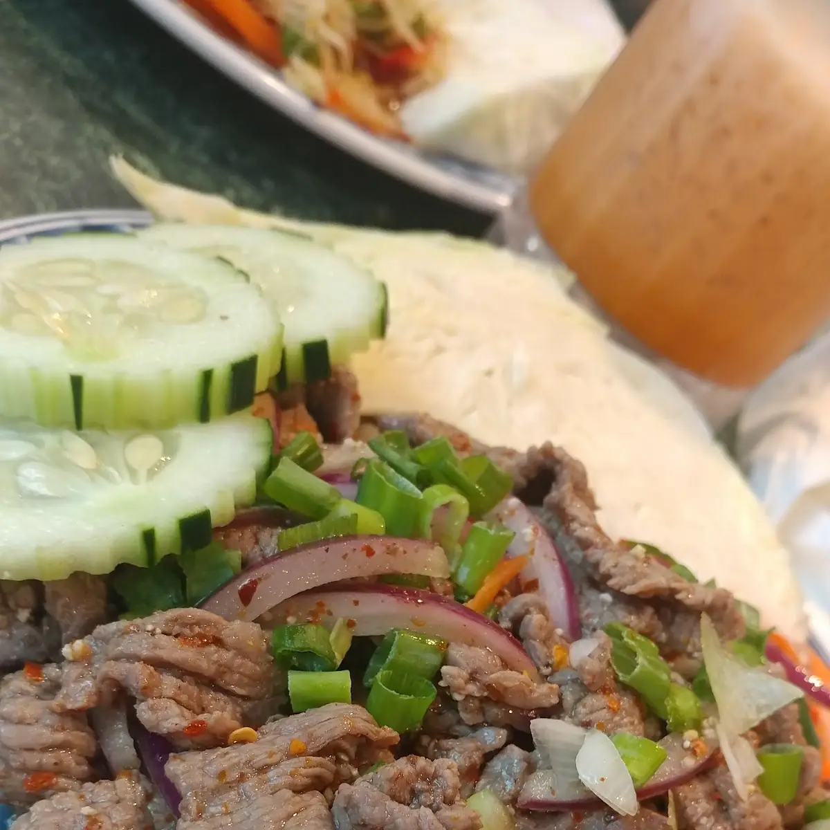 Num Tok Beef Salad