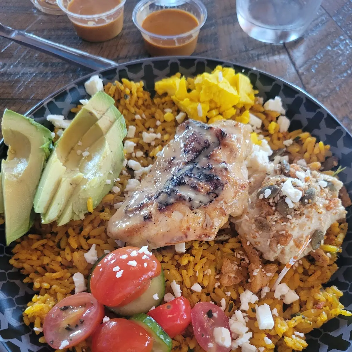 Rainbow Chicken Bowl