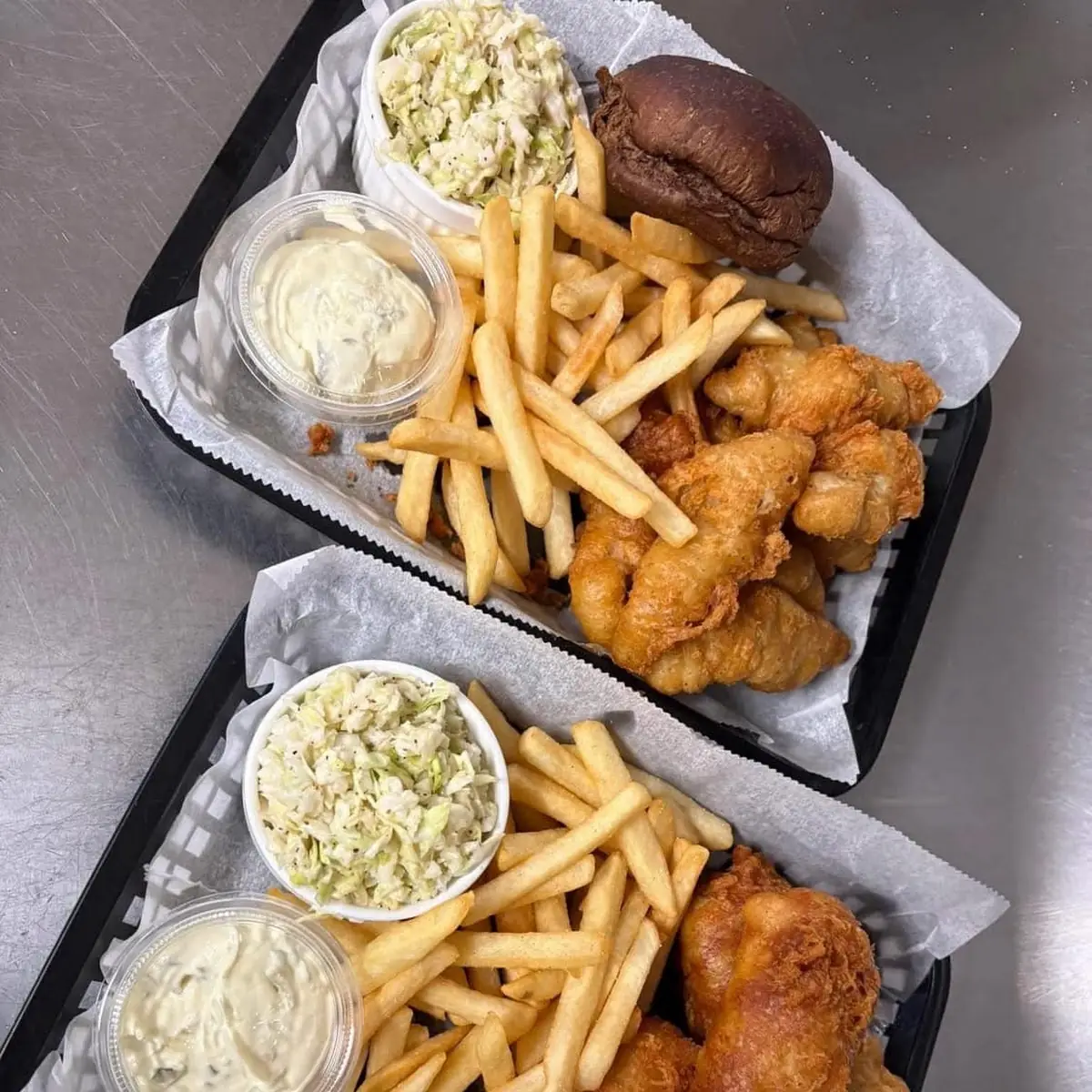 Sampler Platter Hand Breaded or Beer Battered