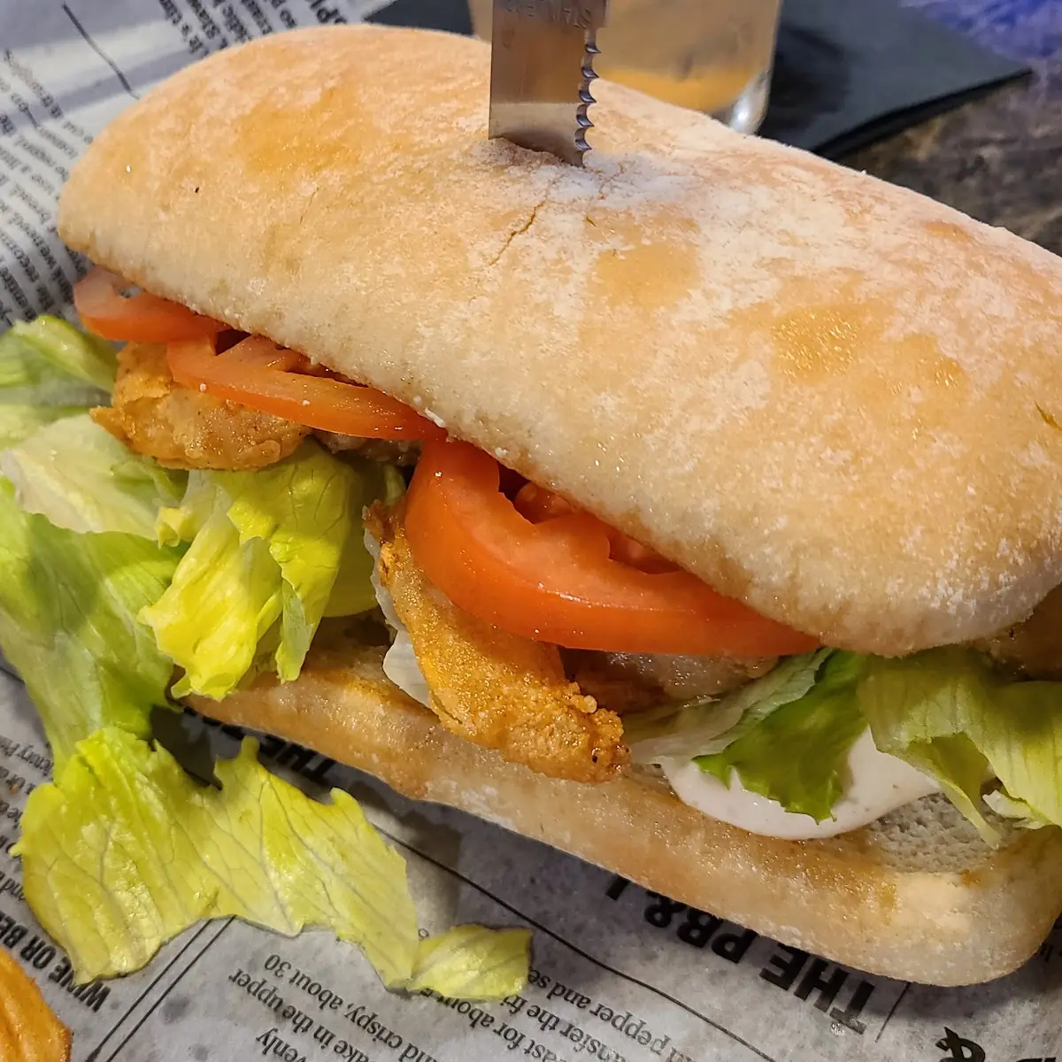 Shrimp PO' Boy