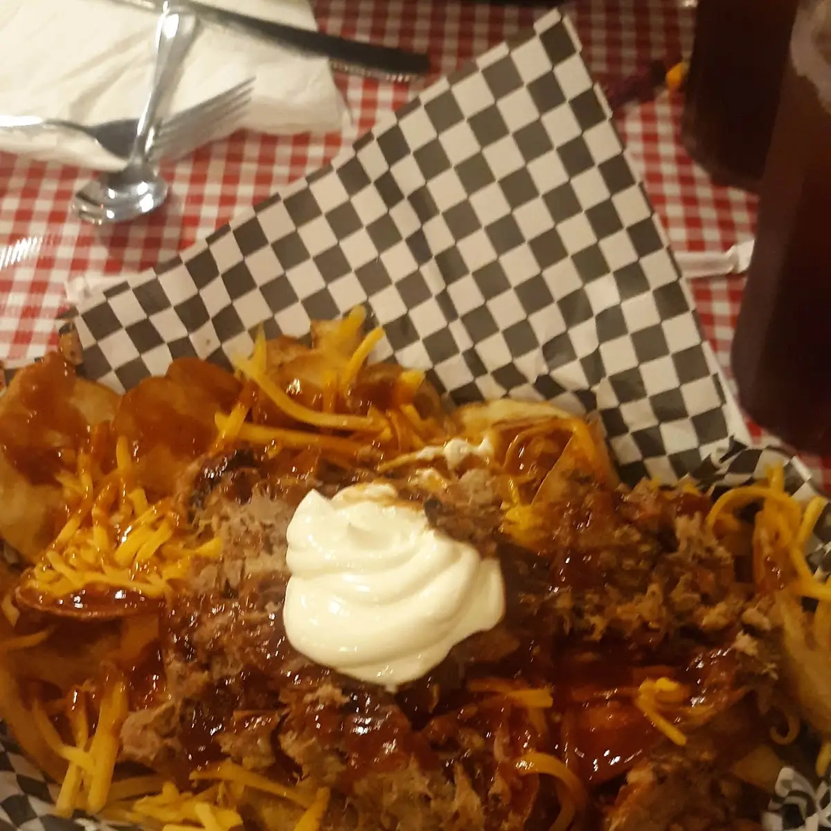 Regular BBQ Nachos