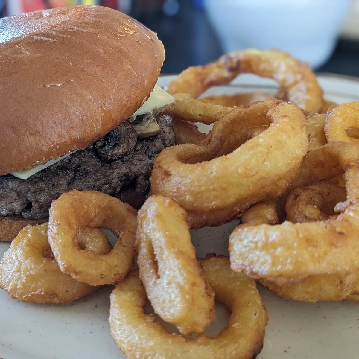 Mushroom Swiss Burger