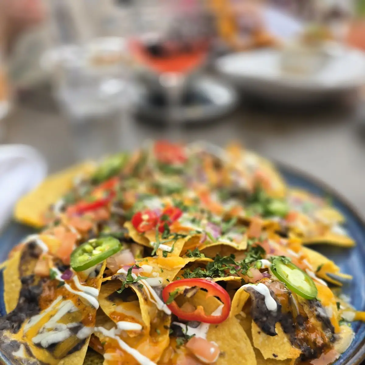 Grilled Chicken Nachos