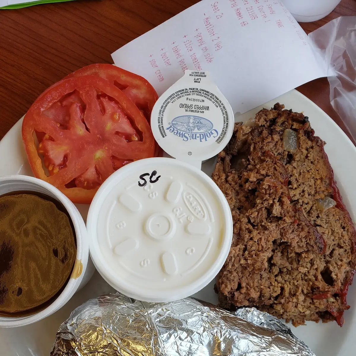 Meatloaf and Baked Potato