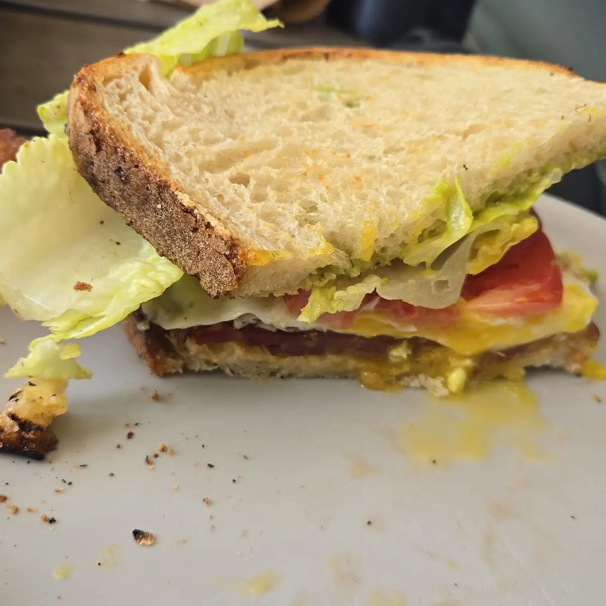 Tripled Grilled Cheese