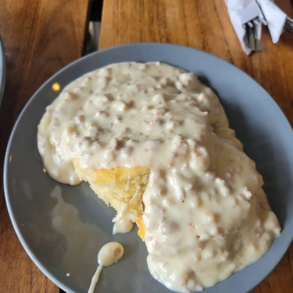 Biscuits & Homemade Sausage Gravy