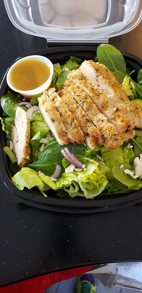 Parmesan Crusted Chicken Entree Salad