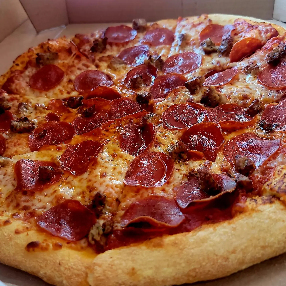 Pepperoni & Italian Sausage Pizza