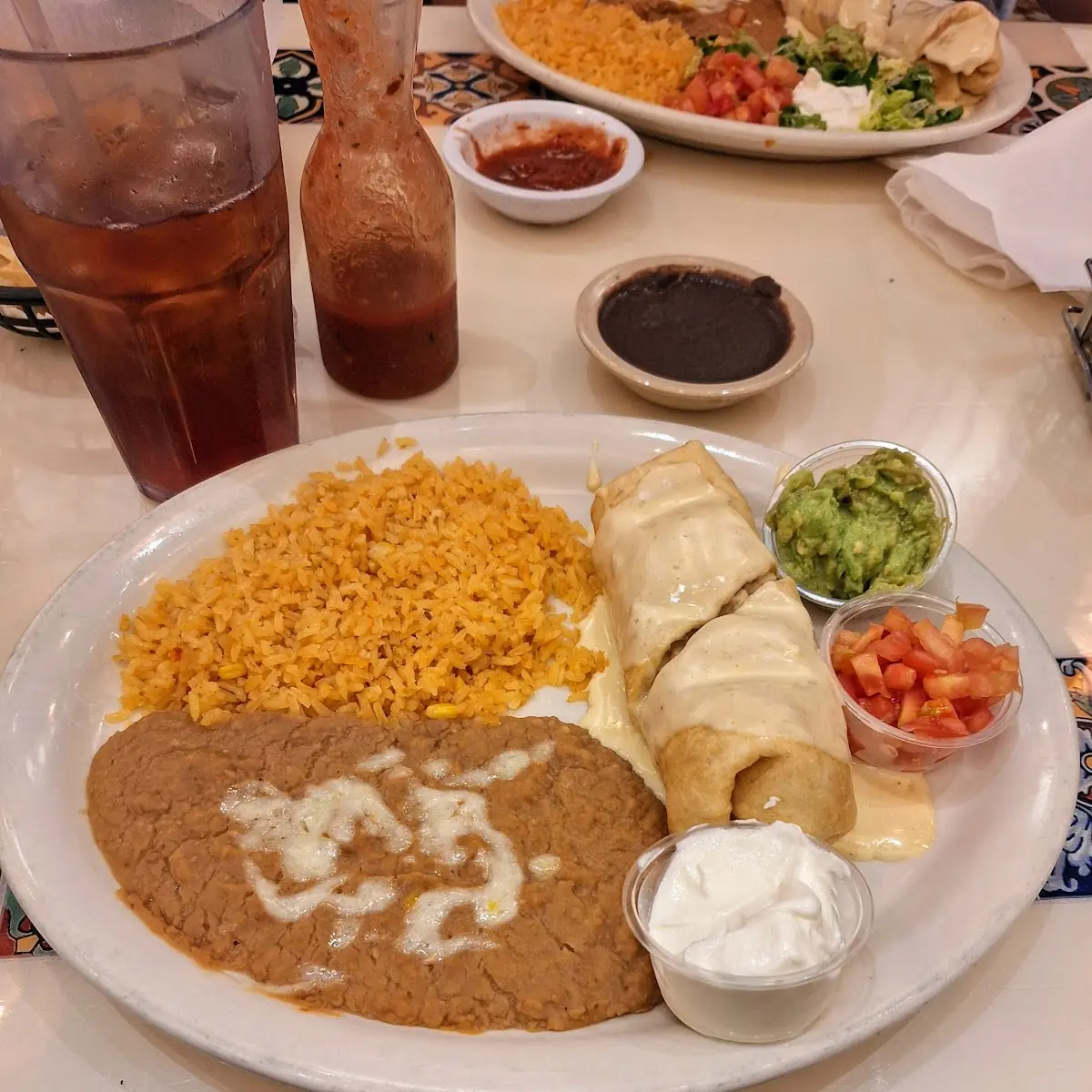 Grilled Chicken Chimichanga Dinner