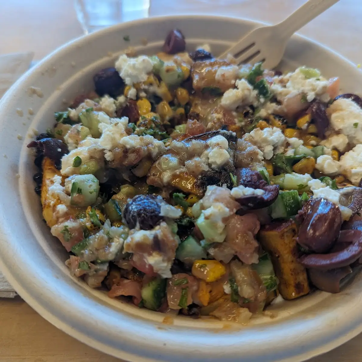 Roasted Sweet Potatoes Bowl