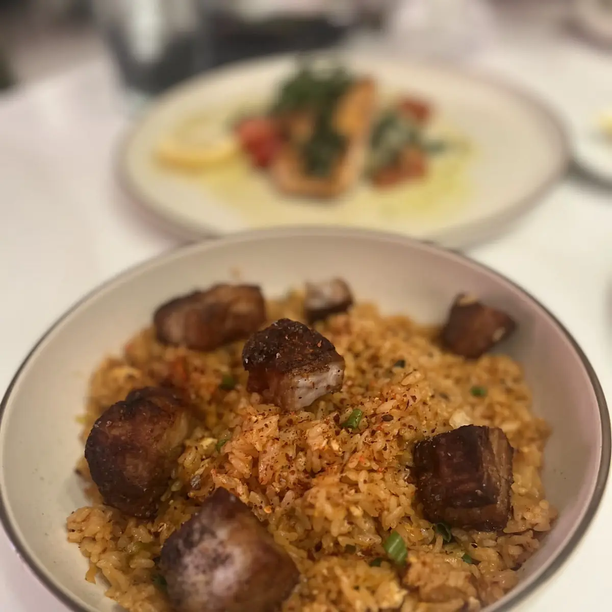 Pork Belly Kimchi Rice