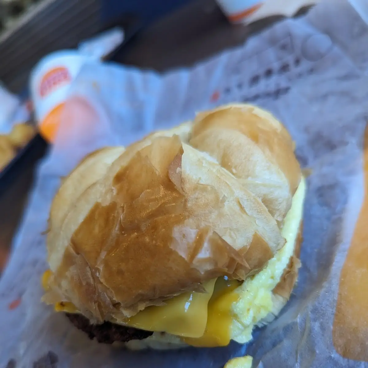 Sausage Egg & Cheese Croissan'Wich