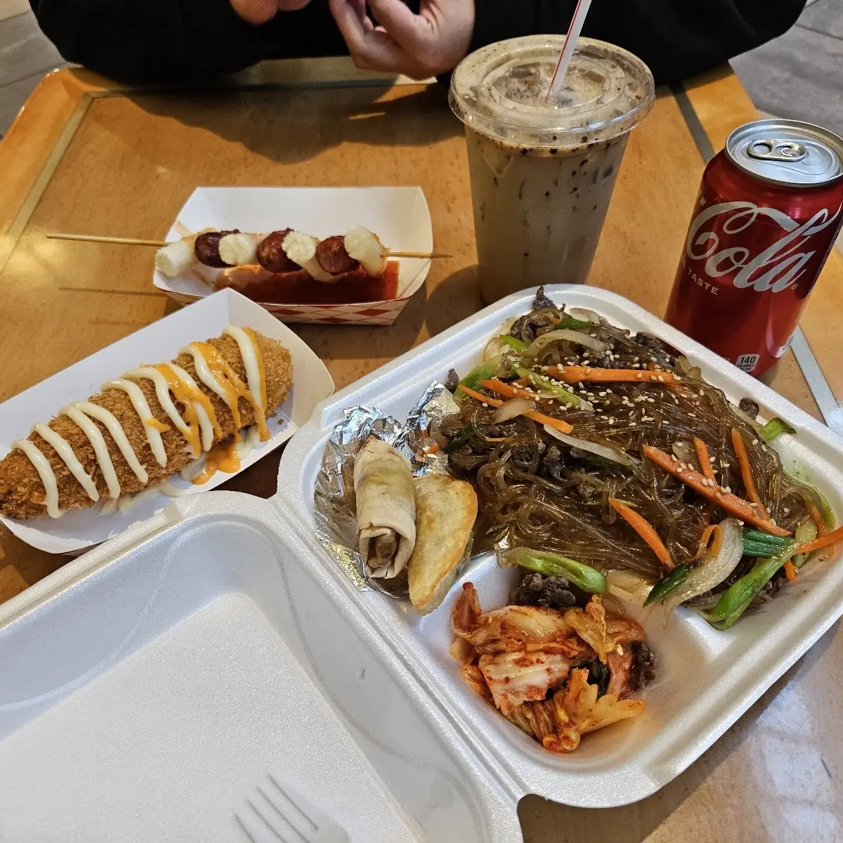 Korean Japchae Rice Combo