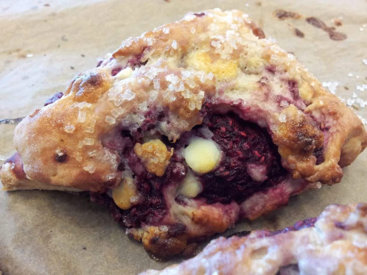 White Chocolate Raspberry Scone