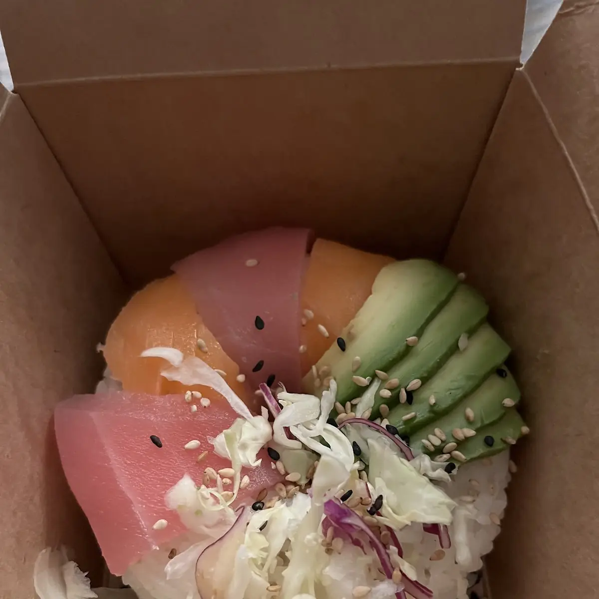 Spicy Tuna Filled Donut
