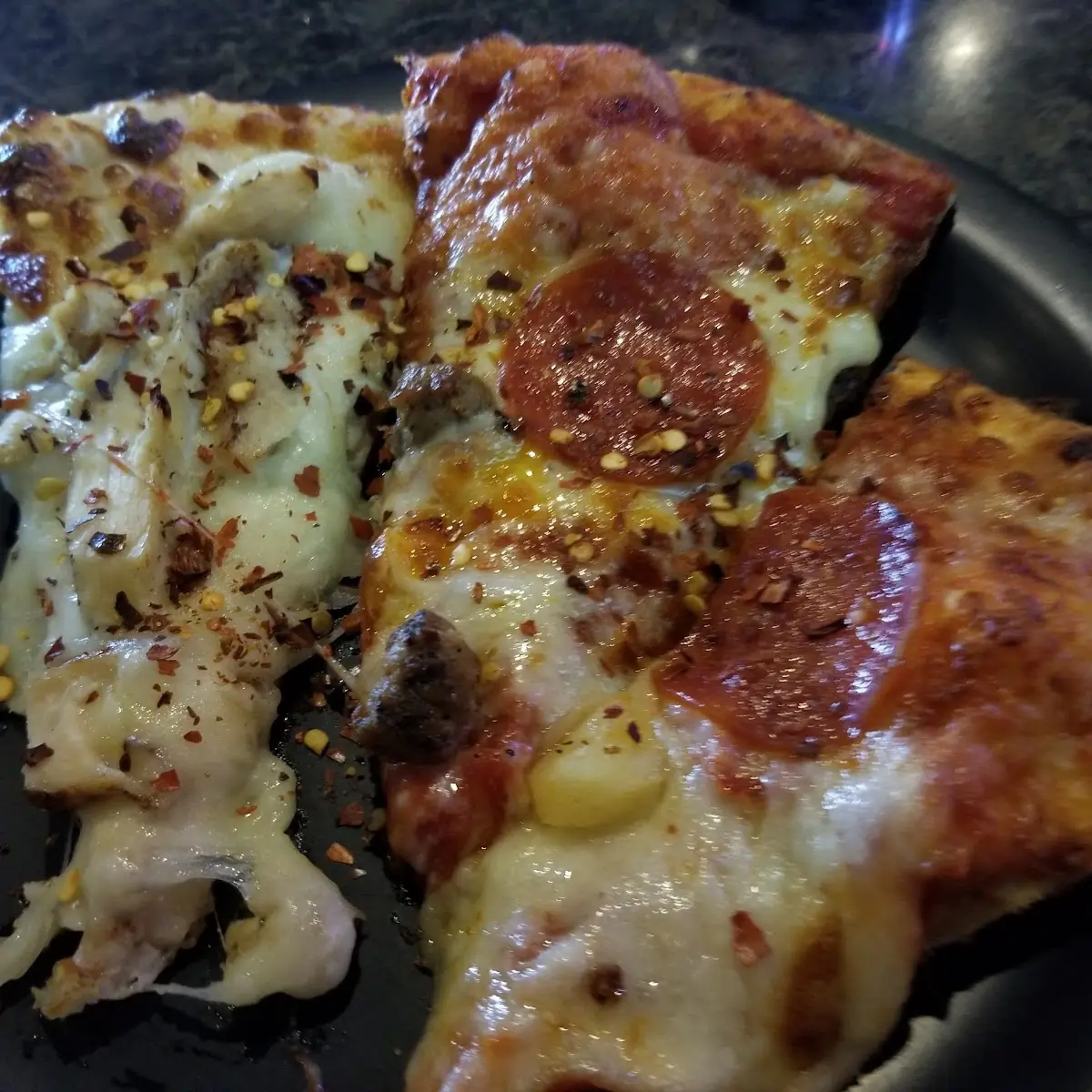 Chicken and Pepperoni Pizza